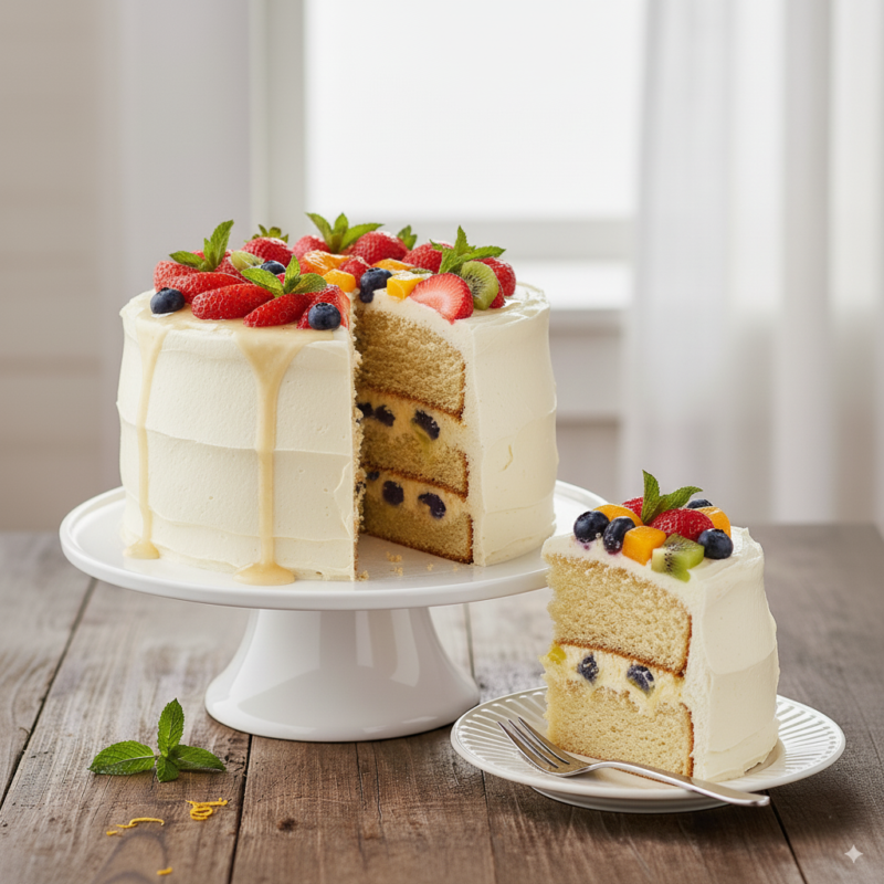Fresh Fruit Cake