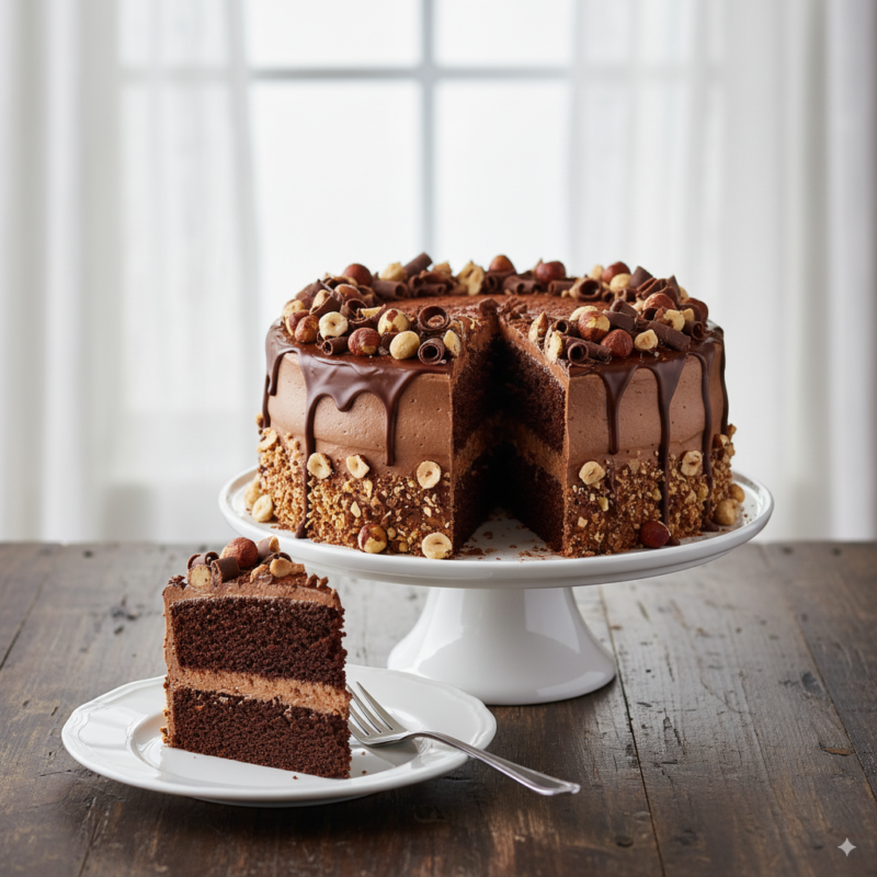 Chocolate Hazelnut Cake